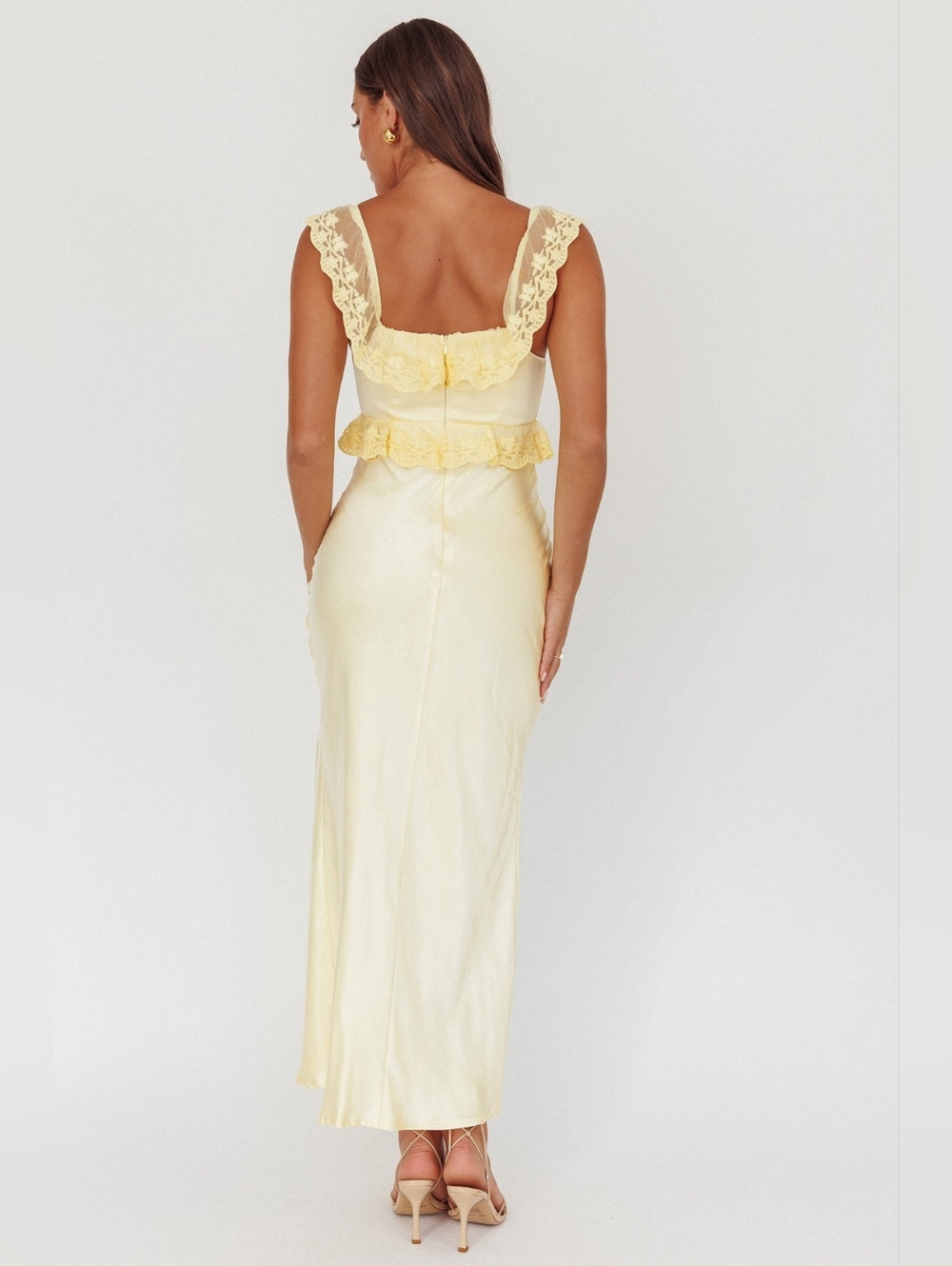 HERE COMES THE SUN Escapade Lace Trim Maxi Dress - Picture 3 of 9